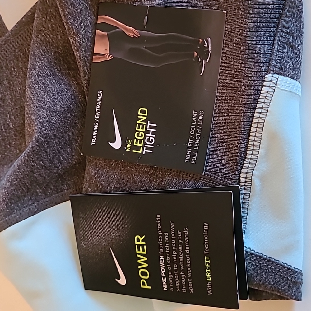 NWT, Nike, full length, leggings, with dry-fit. Size M - Picture 6 of 8